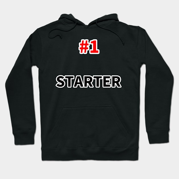 number one starter Hoodie by NumberOneEverything